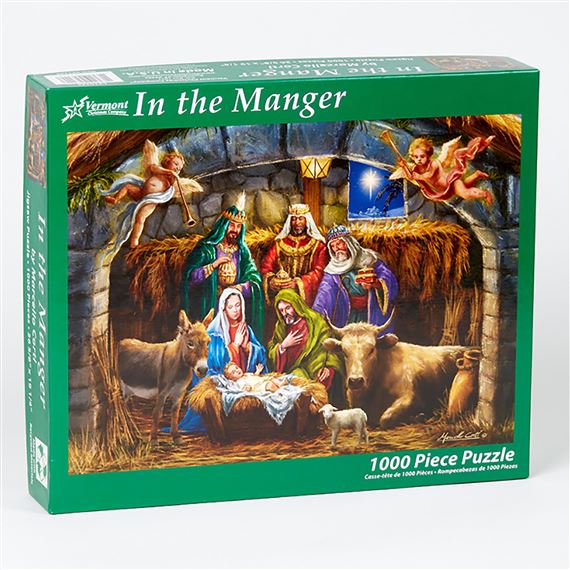 IN THE MANGER 1000-PIECE JIGSAW PUZZLE